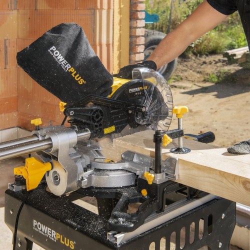 POWX075710S Ingletadora telescópico 1600W Ø 210mm - 1 acc.