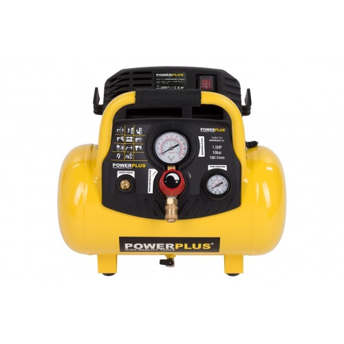 POWX1723 Compresor 1100W - 12L sin aceite