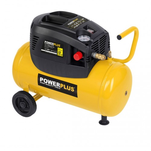 POWX1725 Compresor 1100W 24L sin aceite
