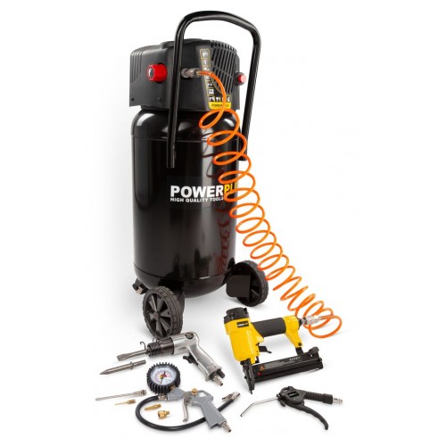 POWX1751 Compresor sin aceite 1100W 50L - 11 acc.