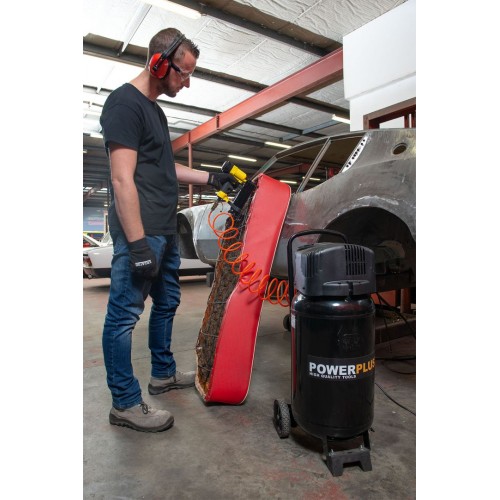 POWX1751 Compresor sin aceite 1100W 50L - 11 acc.
