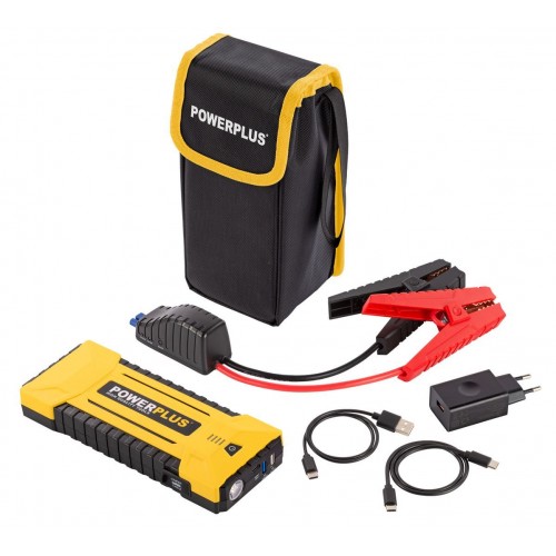 POWX4258 Arrancador de Coche 3-in-1 12V 1200A/16000mAh