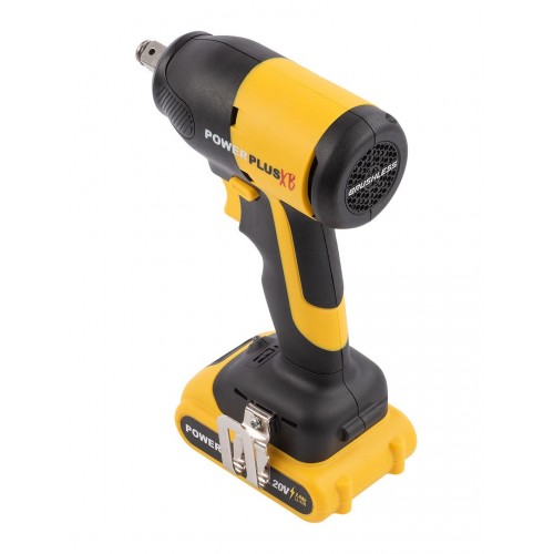 POWXB30050 Llave de impacto sin cepillos 20V 220Nm - incl. batería 20V 2.0Ah y cargador - 3 acc.