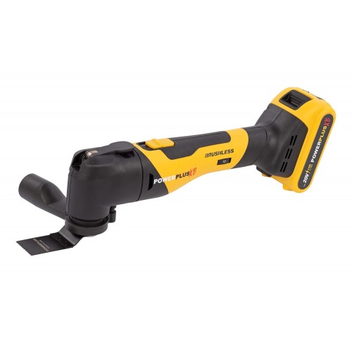 POWXB40020 Multiherramienta oscilante sin cepillos 20V - incl. batería 20V 2.0Ah y cargador - 14 acc.