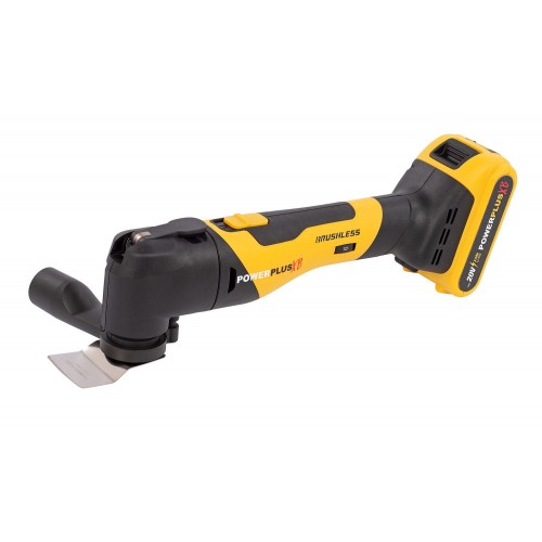 POWXB40020 Multiherramienta oscilante sin cepillos 20V - incl. batería 20V 2.0Ah y cargador - 14 acc.