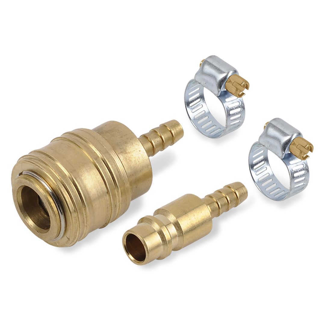 POWAIR0265 Acoplador rapido+euro manguera 2pzs