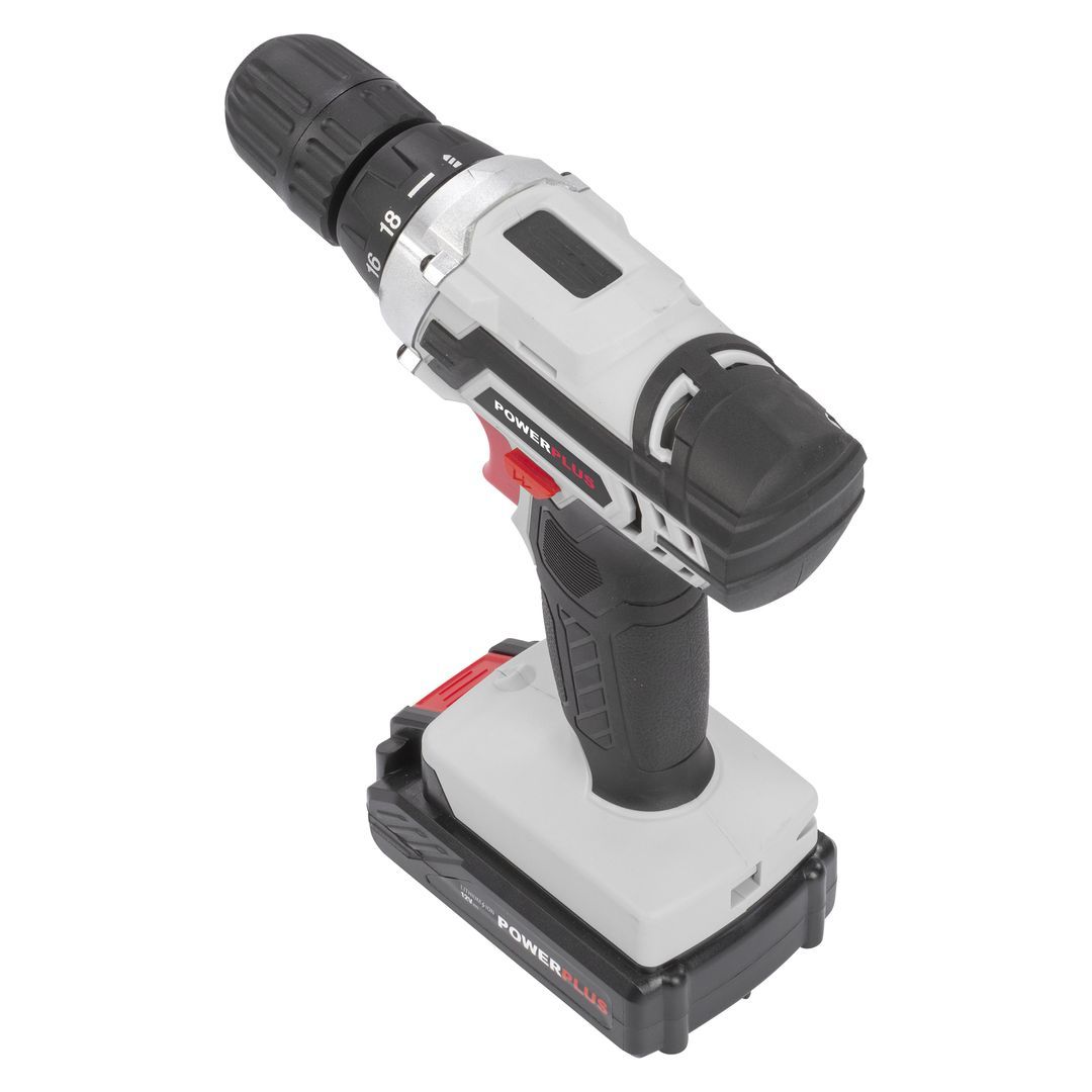 POWC1051 Taladro atornillador 12V - incl. batería 12V 1.3Ah y cargador - 1 acc.