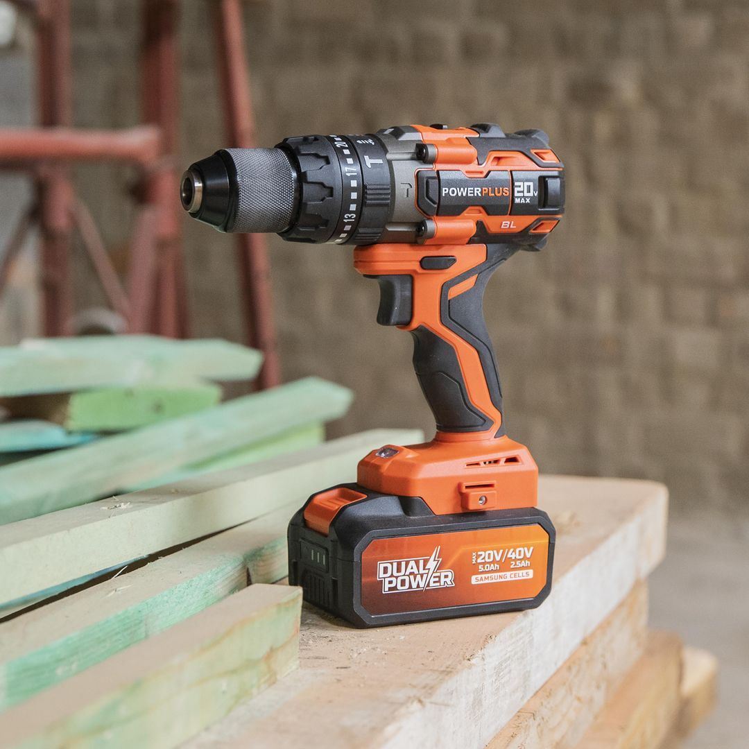 POWDP15100 Taladro atornillador 20V - excl. batería y cargador