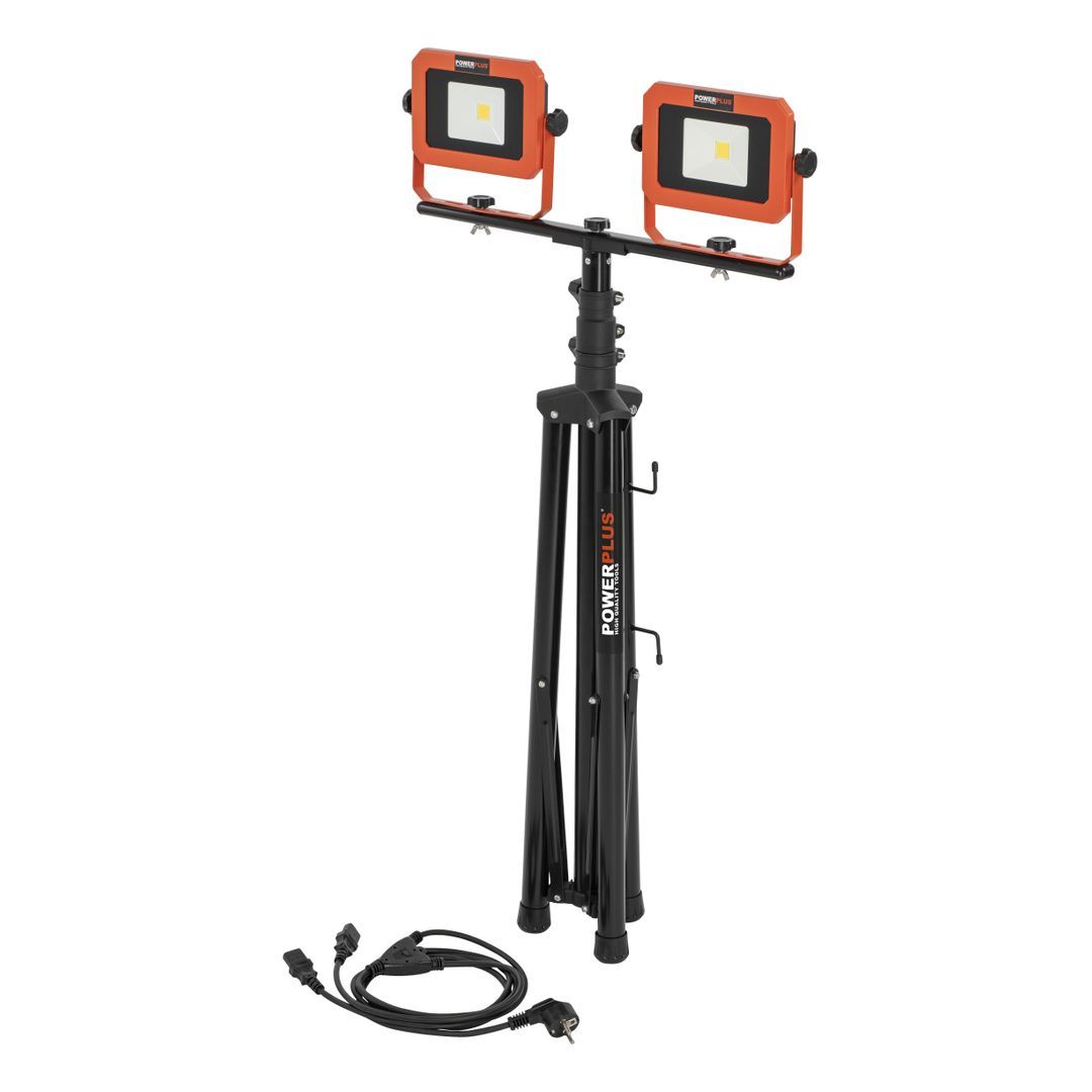 POWDP8035 Proyector portátil 20V 220V con trípode - excl. batería y cargador