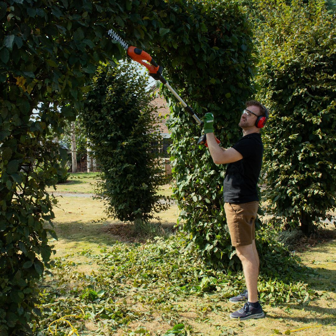 POWDPG75300 Cortabordes/recortasetos telescópico 20V - excl. batería y cargador