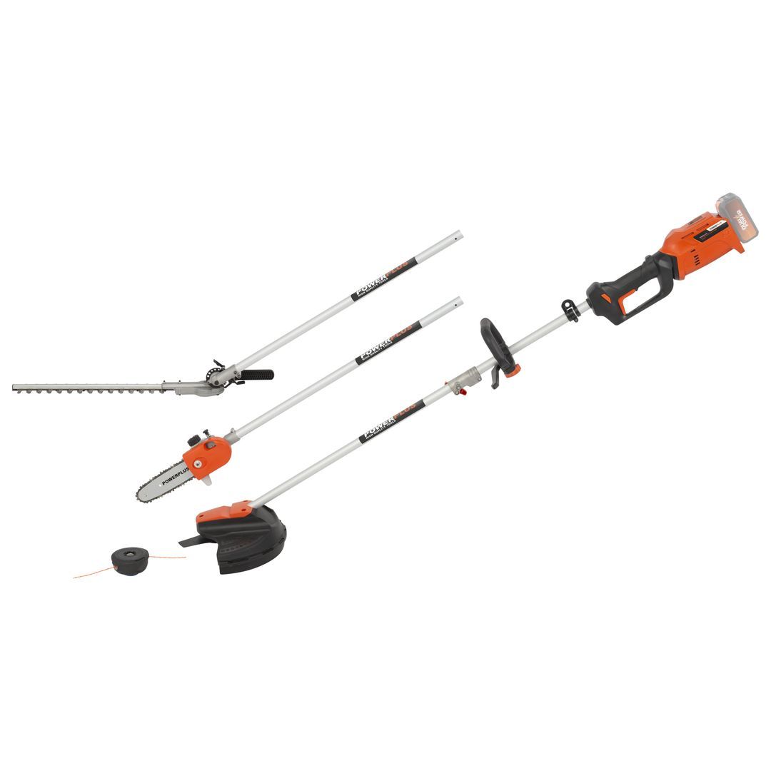 POWDPG7553 Multiherramienta de jardín 4-in-1 sin cepillos 40V - excl. batería y cargador - 3 acc.