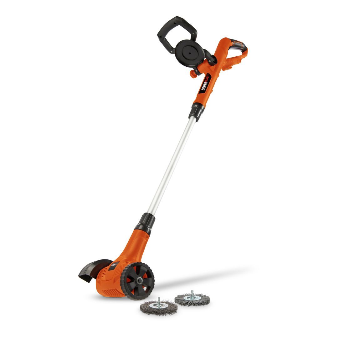 POWDPG8060 Cepillo eléctrico para malezas 20V Ø 110mm - excl. batería y cargador - 2 acc.
