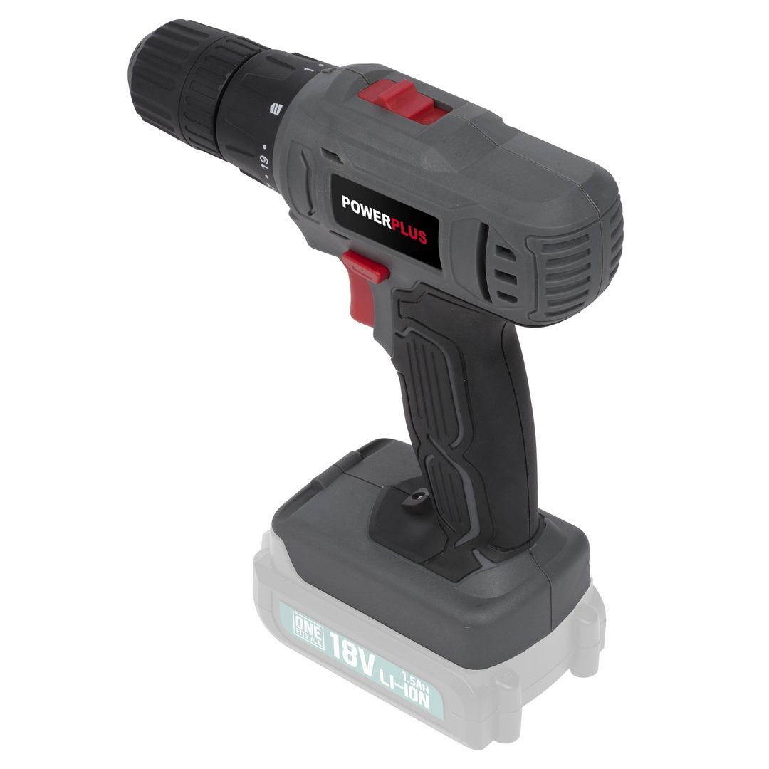 POWEBCDS1 Taladro atornillador 18V - incl. batería 18V 1.5Ah y cargador