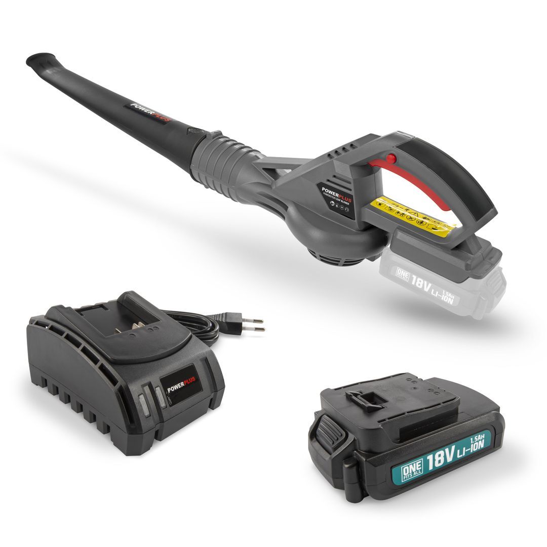 POWEBLBS1 Soplador de hojas 18V - incl. batería 18V 1.5Ah y cargador