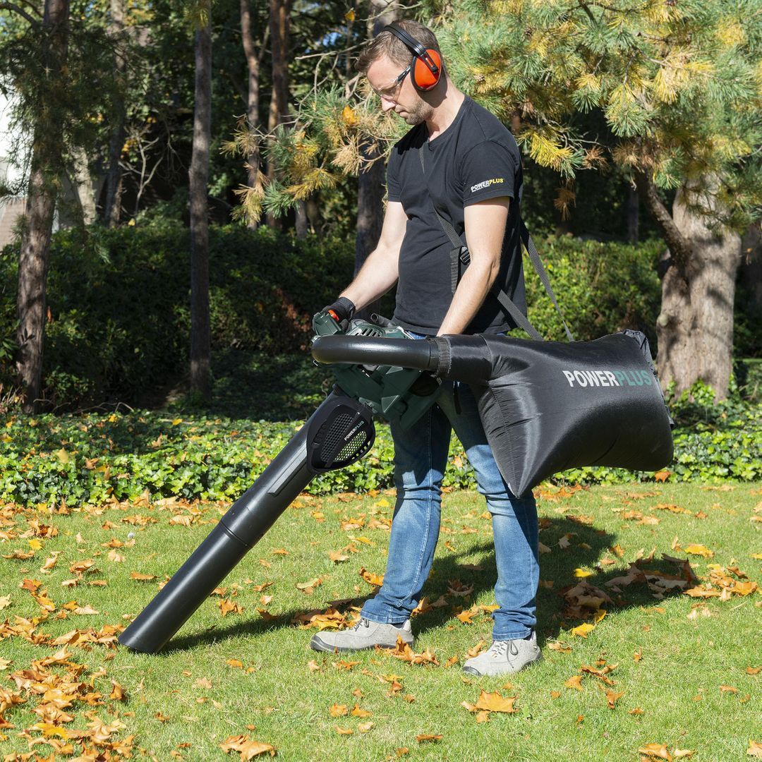 POWPG60140 Aspirador/soplador de hojas 27.6cc