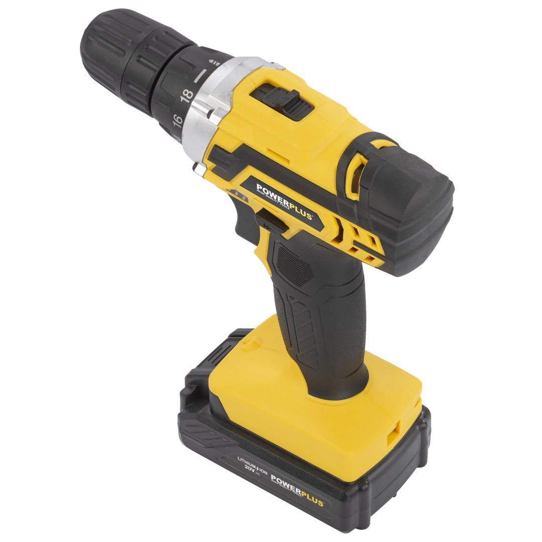 POWX00820 Taladro/atornillador 20v li-ion 2batt 74acc