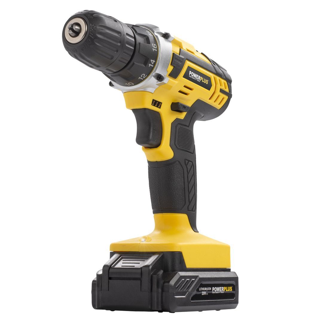 POWX00820 Taladro/atornillador 20v li-ion 2batt 74acc