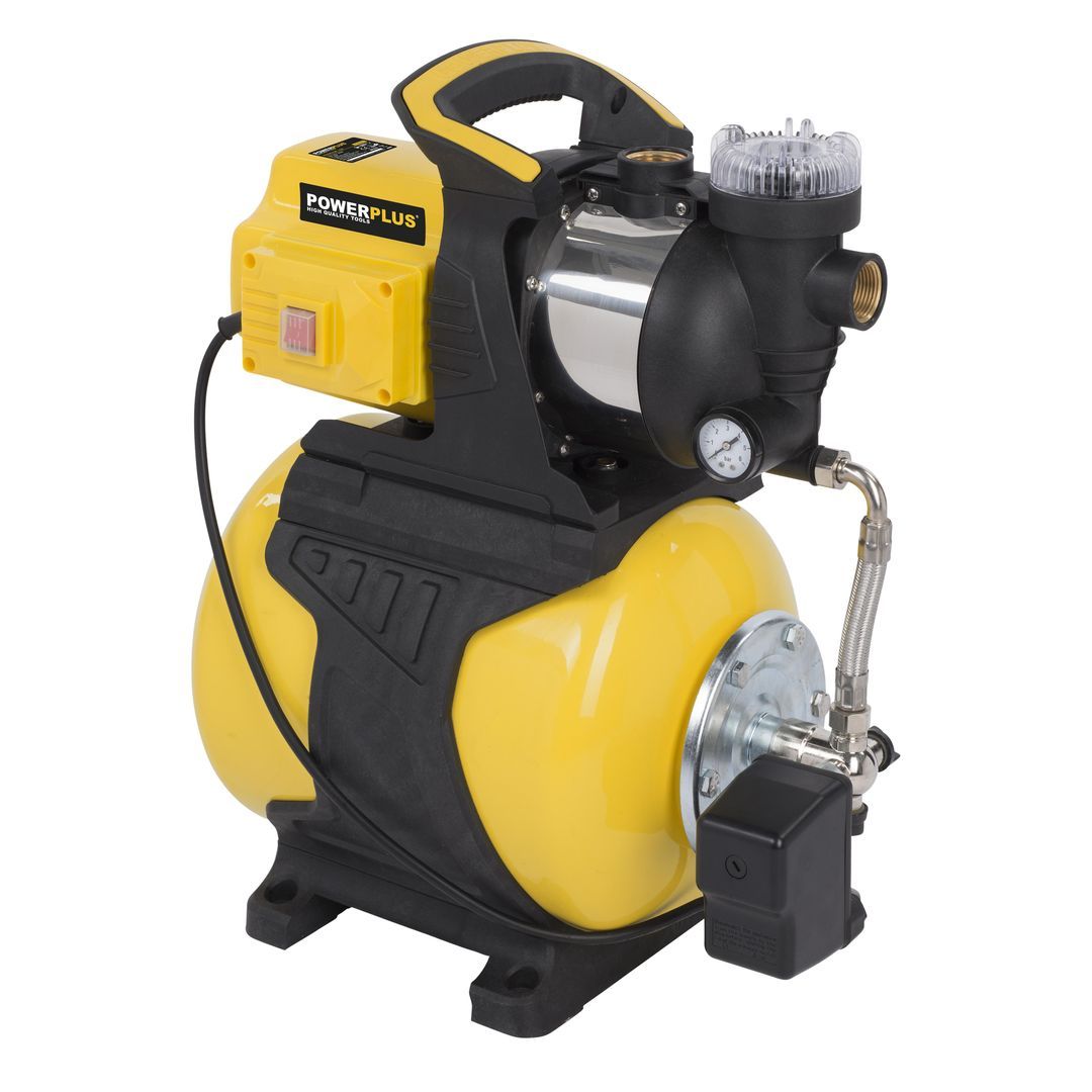 POWXG9573 Bomba de pressión 1000w 19l anillo inox casa