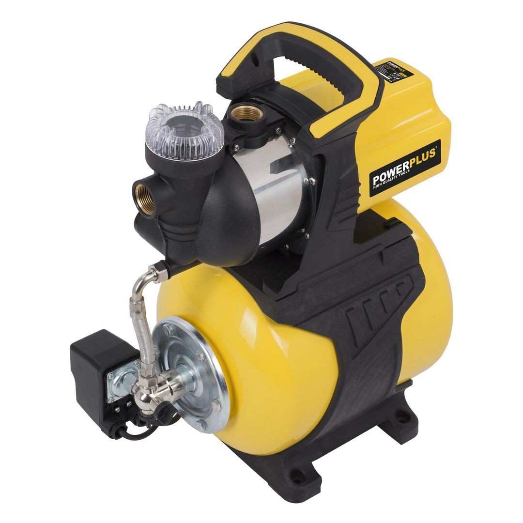 POWXG9573 Bomba de pressión 1000w 19l anillo inox casa