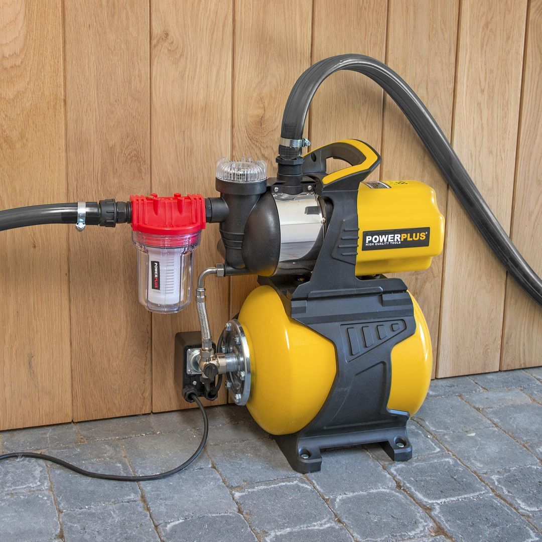 POWXG9573 Bomba de pressión 1000w 19l anillo inox casa