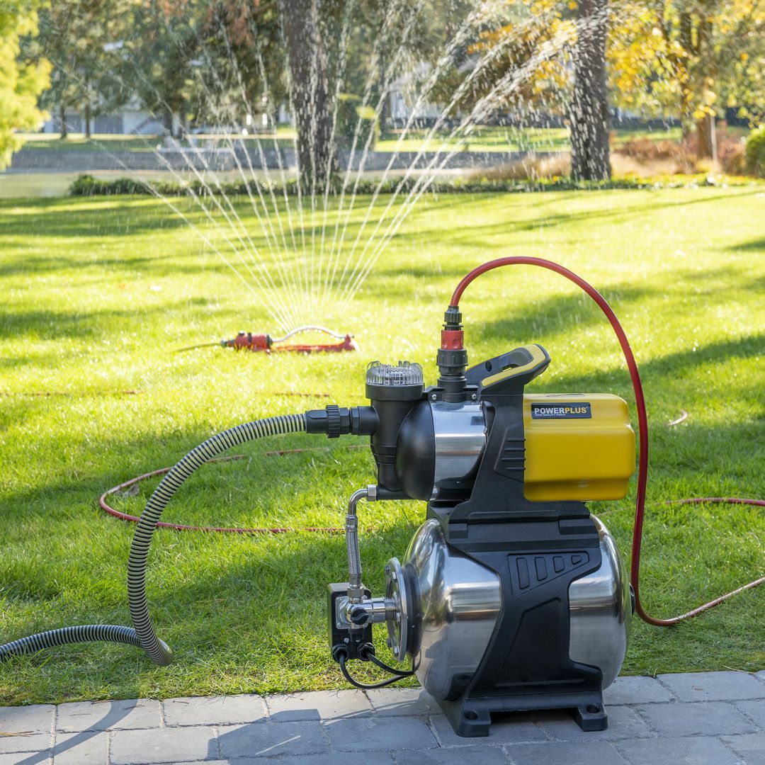 POWXG9576 Bomba de pressión 1200w 19l inox casa