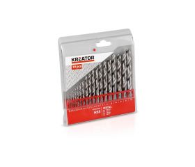 KRT012003 Set brocas hss Ø 1-10mm - 19 pza.