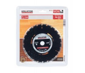 KRT020307 Hoja de sierra circular Ø 185x20x2,0mm 24T
