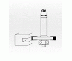 KRT060151 Fresa de disc para ranrar Ø5mm