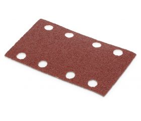 KRT200005 Papel de lija rectangular 80x133mm g80 5pcs
