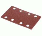 KRT200007 Papel de lija rectangular 80x133mm g120 5pcs