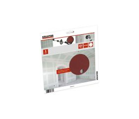 KRT232011 Papel de lija cartón yeso circular Ø 225 g400 5pcs