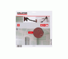 KRT232504 Papel de lija cartón yeso triang. 3x285mm - g60 5pcs