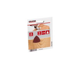 KRT280008 Papel de lija triangular 50x37mm g180 - 6 uds.