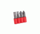 KRT410003 Destornillador de impacto + 4 bits