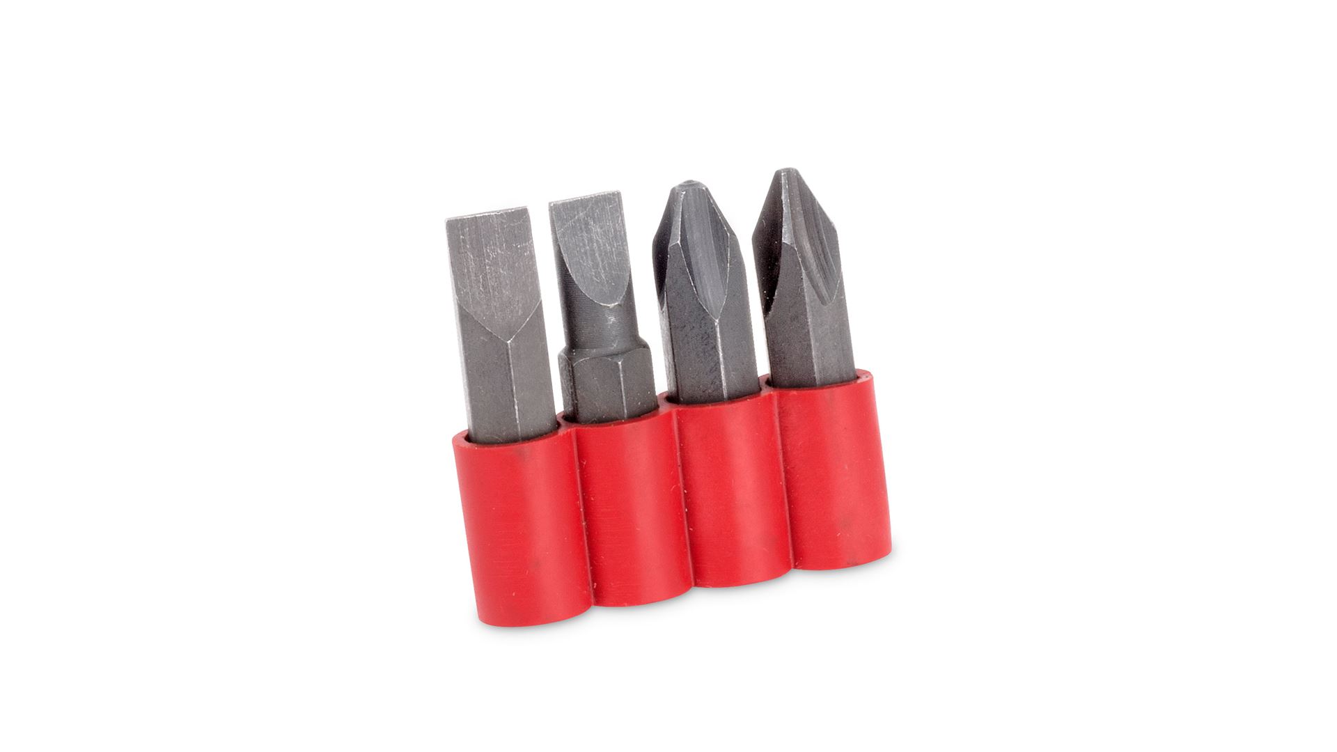 KRT410003 Destornillador de impacto + 4 bits