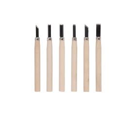 KRT461001 Cincele p/madera 135mm 6pcs