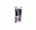 KRT556014 Bridas para cables negro 2,5x100mm (25) 4,4x120mm (25) 4,8x200mm (25)