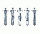 KRT619003 Anclaje para paredes huecas 5pcs 4x32mm