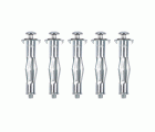 KRT619004 Anclaje para paredes huecas 5pcs 4x38mm