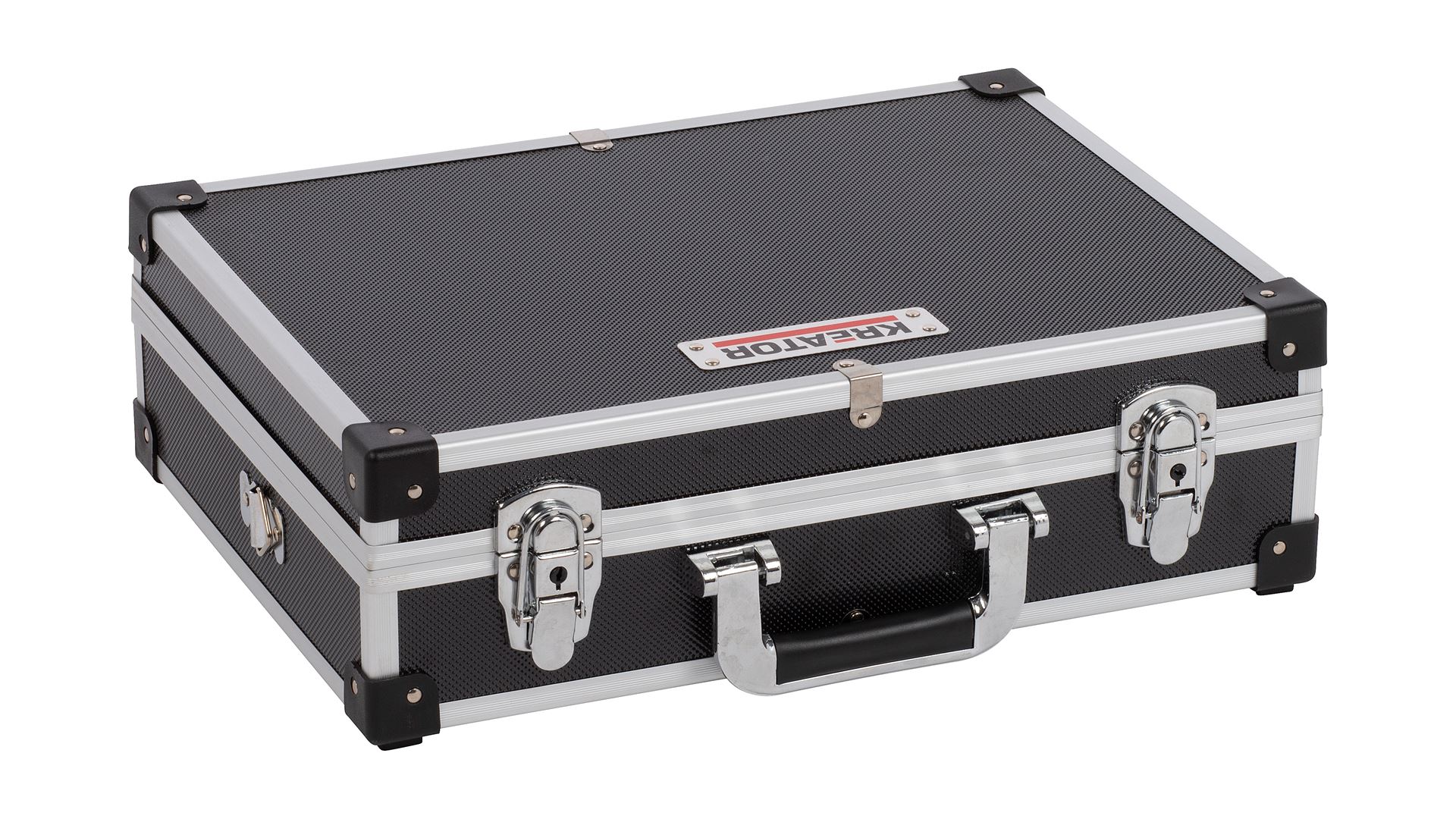 KRT640101B Maleta de aluminio 420x125x300mm negro