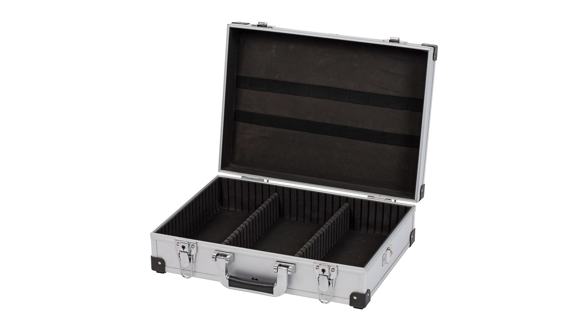 KRT640101S Maleta de aluminio 420x125x300mm plata