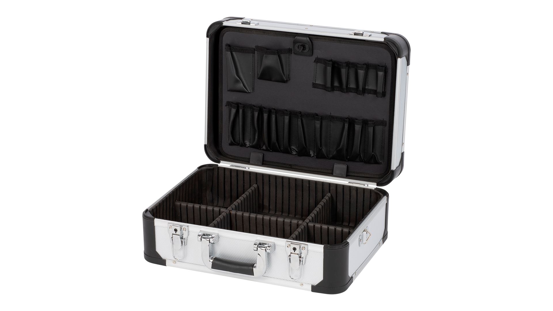 KRT640104S Maleta de aluminio 433x163x313mm plata