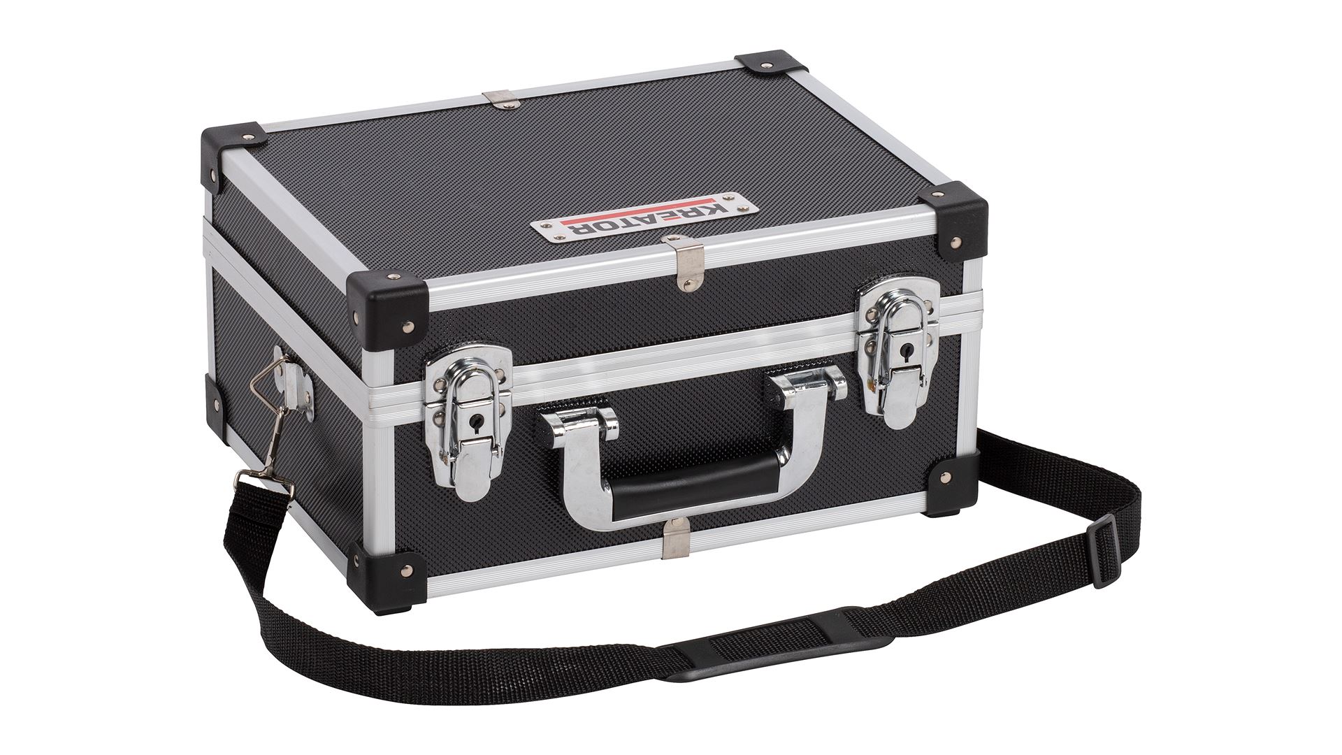 KRT640106B Maleta de aluminio 320x230x160mm negro