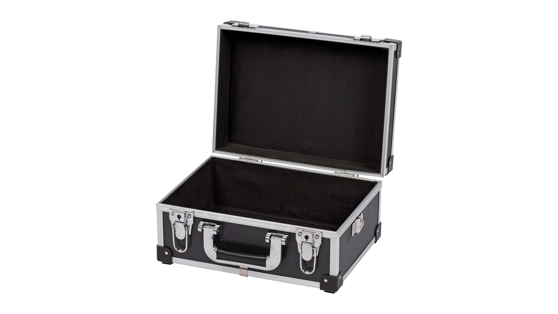 KRT640106B Maleta de aluminio 320x230x160mm negro