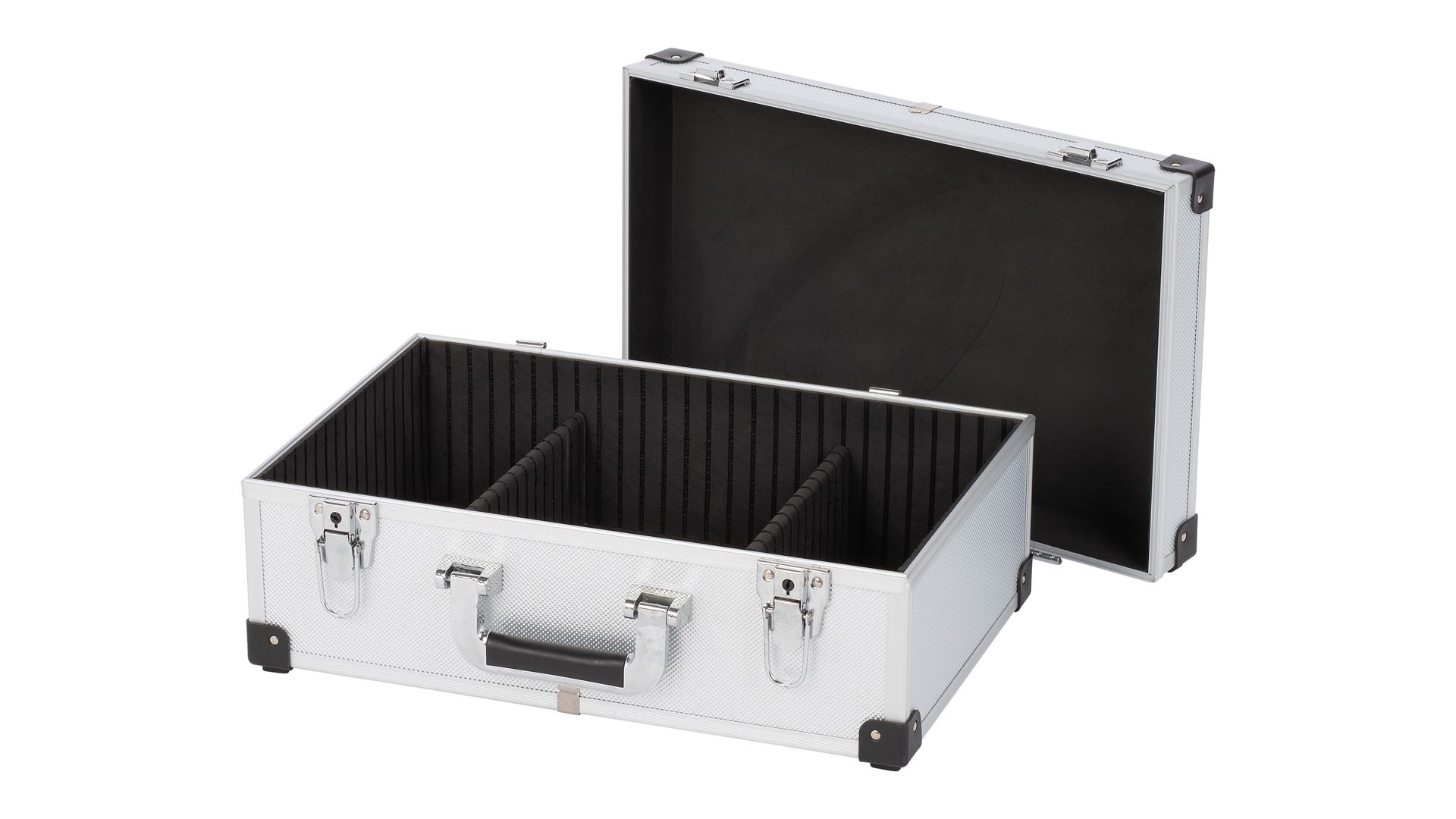 KRT640260S Maleta de aluminio 420x265x173mm plata