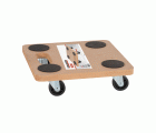 KRT670002 Plataforma con ruedas 290x290mm, 200kg