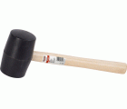 KRT904001 Maza goma 450g madera-negro