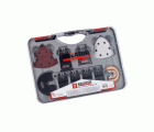 KRT990050 Juego accesorios multiherramientas 3x hoja de sierra 12x papel de lija
