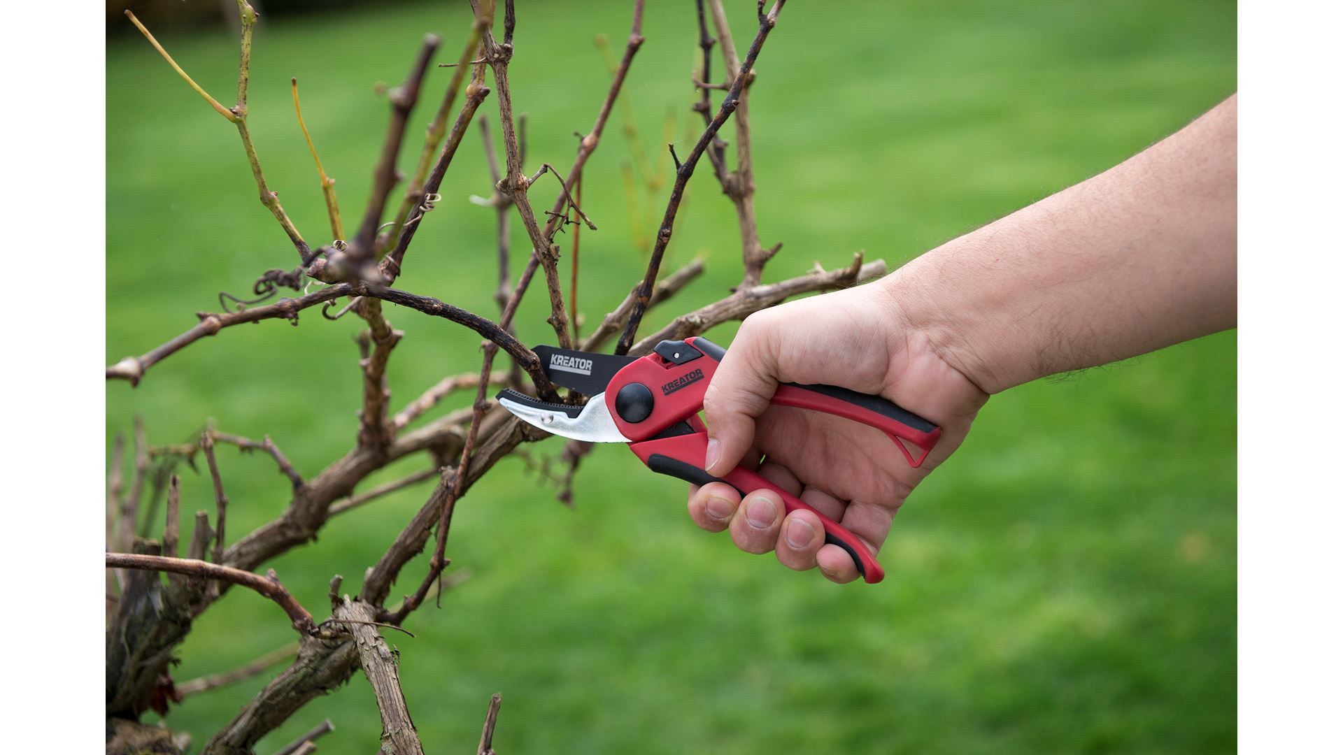 KRTGR1002 Tijera de poda yunque acero al carbono