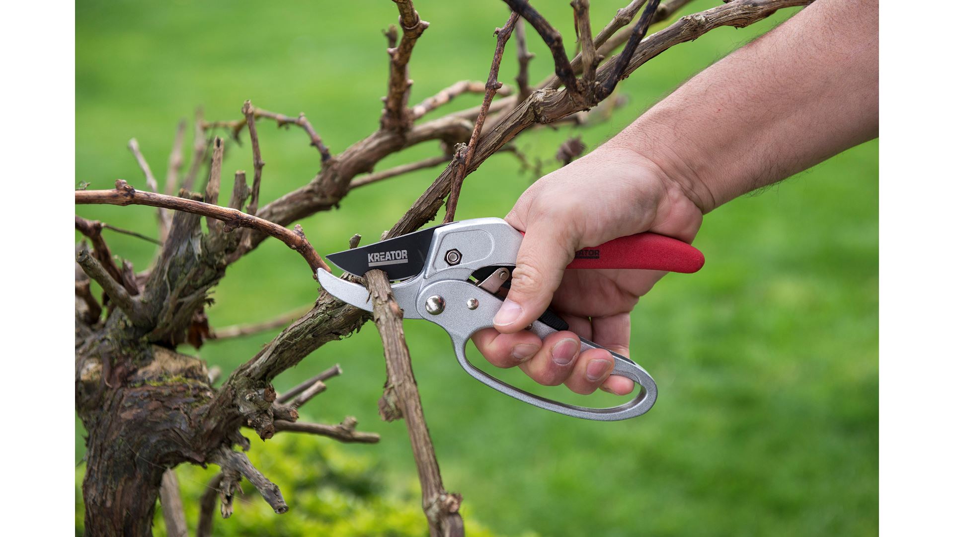 KRTGR1004 Tijera de poda bypass trinquete